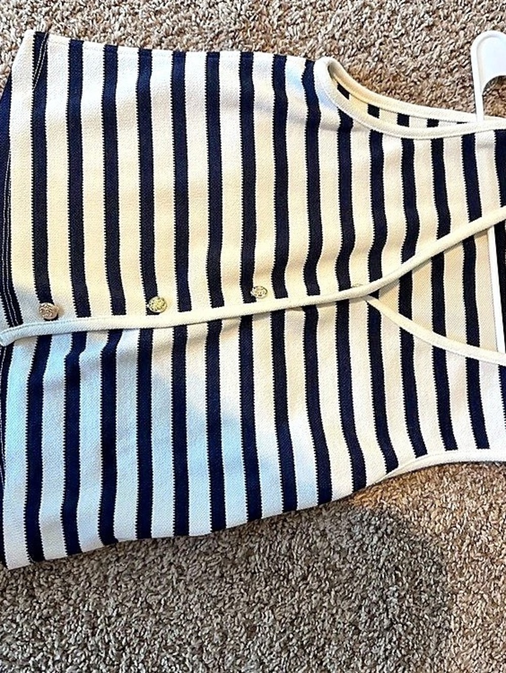 Bailey 44 Striped Swim Cover-Up in Blue & White